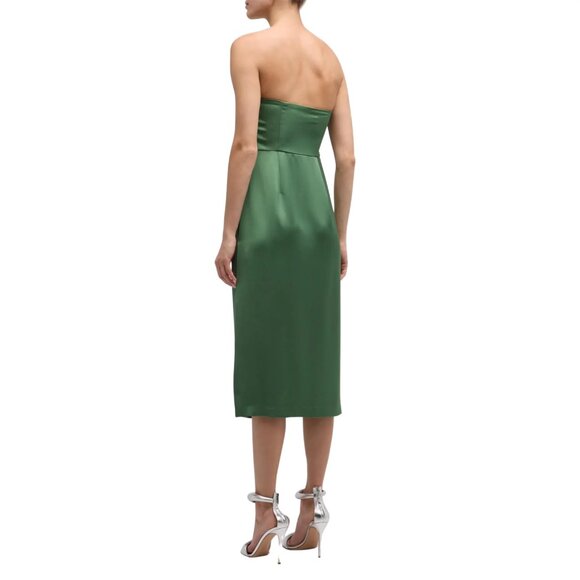 Ramy Brook Lisa Strapless Dress Spruce Green Size 8 NEW NWT - Picture 2 of 11